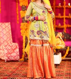 mehndi dress