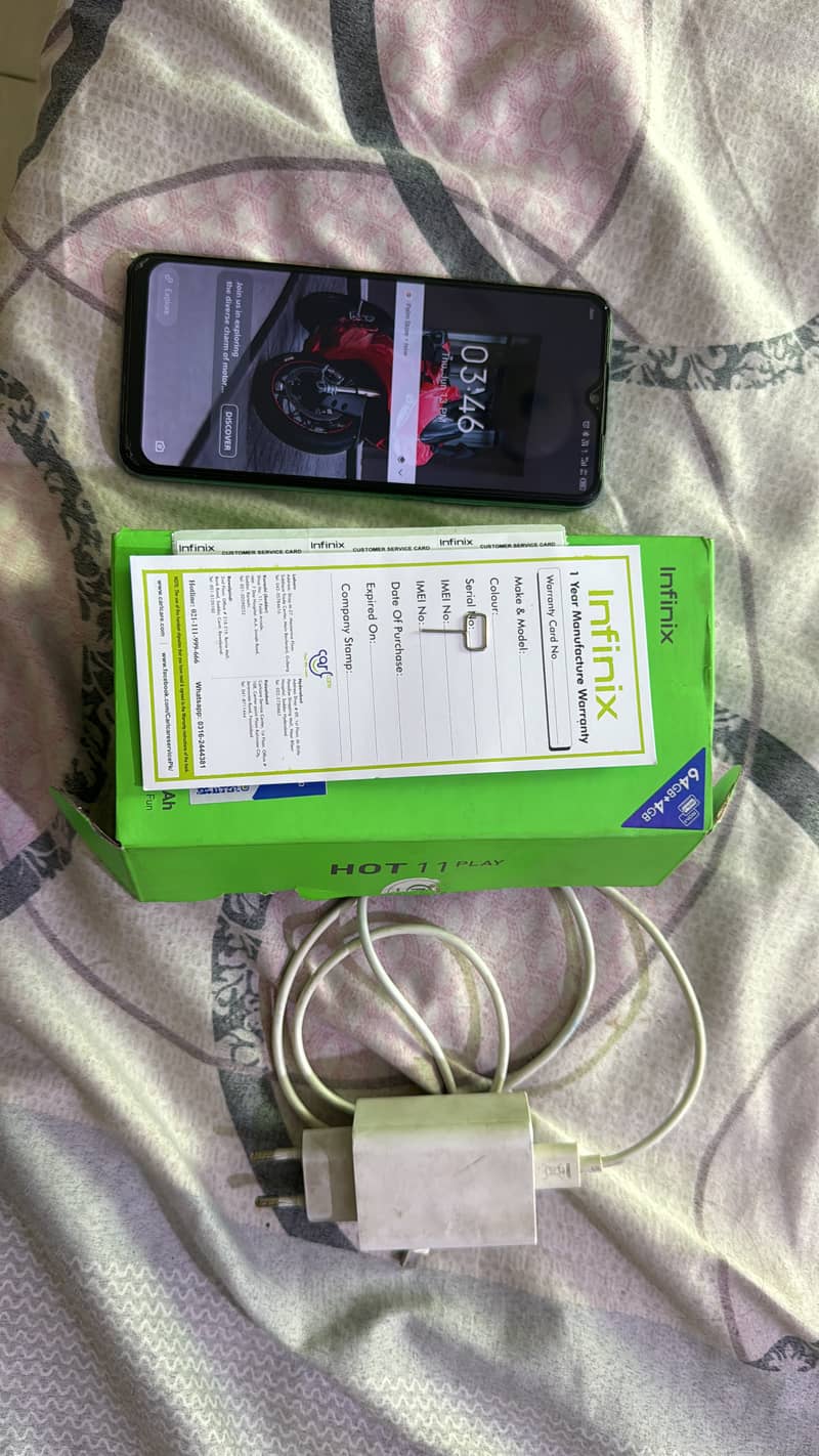 infinix hot 11 play for sale good condition 3