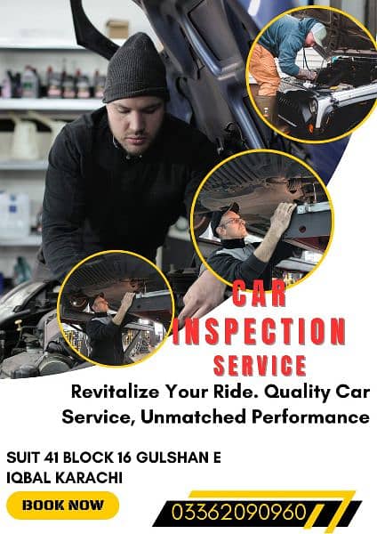 Car Inspection Services / Mechanical Checking / Documentation Services 1