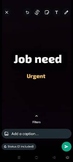 job need. .