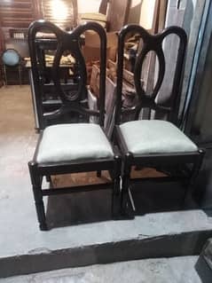 6 Dining chairs ( sheesham wood)