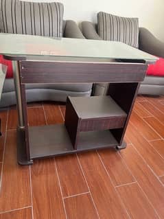 wooden trolley/table