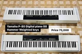 Yamaha 88 Keys digital piano weighted hammer keys . Casio, Korg,Kawai,