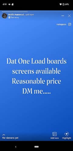 Load Boards Screens