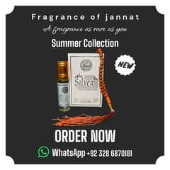 Silver Attar Approx 6ml| Labbaik Company | Tasbih perfume