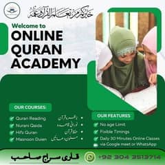 I am online Quran teacher