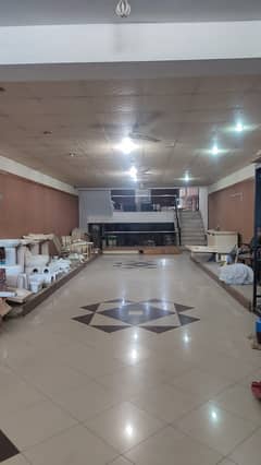 Vip 1000 sqft Hall available for rent at Canal Road, Faisalabad Best For Mart, Display Center, Showroom, shoe Outlet, Office Purpose, Software House
