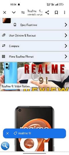 realmi 9i 6+4/128 storge exchange posible iPhone Android