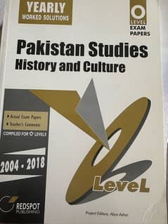 Olevels Pakistan studies, history and culture past papers