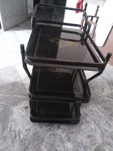 tea trolly  used without wheels 4