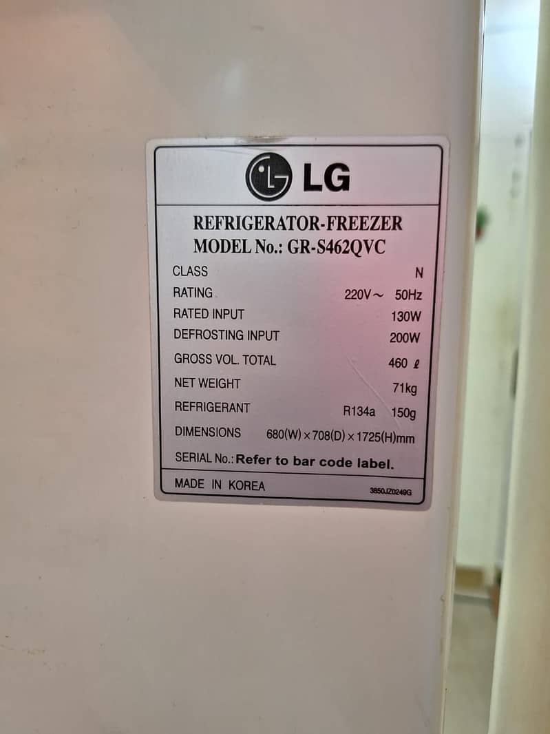 LG REFRIGERATOR 5