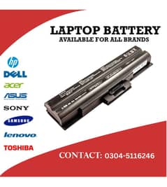 Laptop batteries original at wholesale price in pakistan