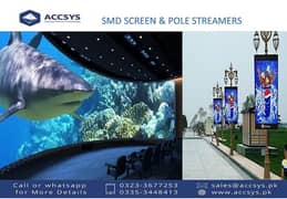 Indoor & OutdoorSMD Screen Digital Standee sound Sp4 mic 0323-3677253