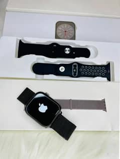 Apple Logo watch series 9 with 3 straps