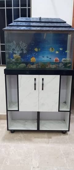 Aquarium 2.5 feet with Filter Stone and other asscesories