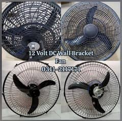 12 Volt Wall Bracket Ac Dc Fan Stand Fan bhi Available hai