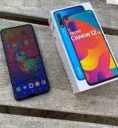 Emergency sale tecno camon 12 with full box  contact 03240484476