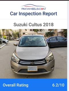 Suzuki Cultus VXL Model 2018 Single Owner Inspection report enclosed