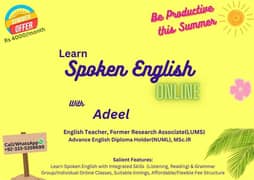 Online Spoken English Course - Special Summer Offer