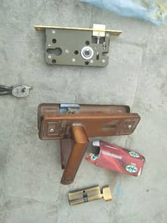 New door lock Available very low price. contact no 03047646087