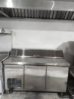 Pizza Prep Table New Availabl/conveyor/pizza oven/fryer/hotplate/Grill