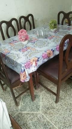 dining table for sale with 6 chairs
