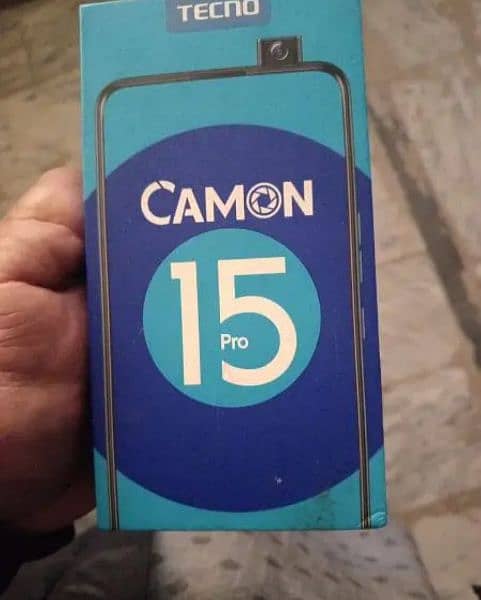 Tecno Camon 15 Pro 6/128 with box charger 03095229109 6