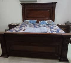 wooden bedset