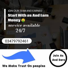 Join as And Earn Money with As and trust as