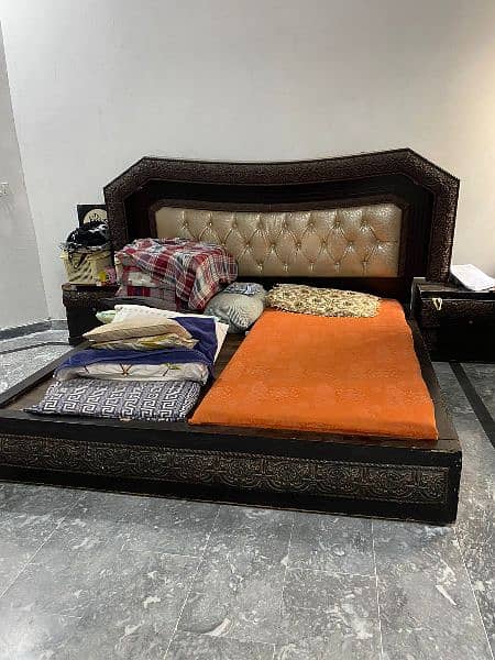 Pure wood BED SET for sale 1