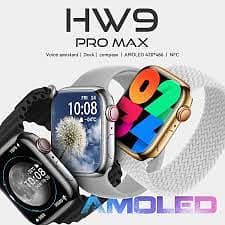 HW9 PRO MAX WITH AMOLED SCREEN
