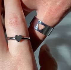 stunning ring for couple adjustable