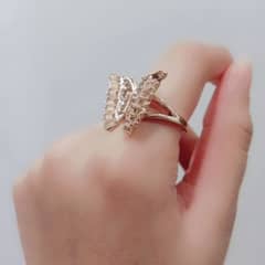 stunning butterfly ring
