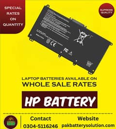 Original laptop batteries for all models and brands