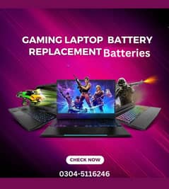 Gaming laptop battery at best price in Pakistan