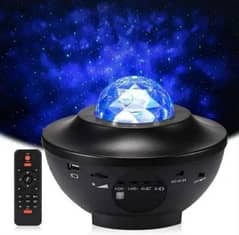 LedStar Galaxy Projector Ocean Wave Night Light with Bluetooth Speaker