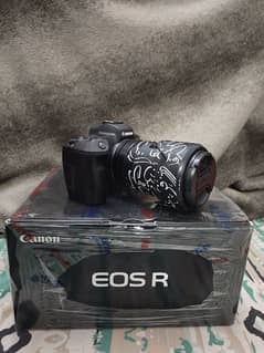Canon Eos R with Adopter