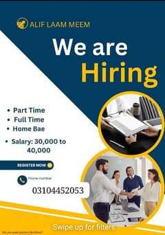 online job for males, female and students