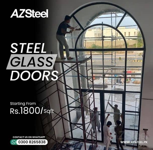 Steel Glass Doors 4