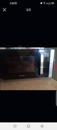 1 time used ecostar microwave oven