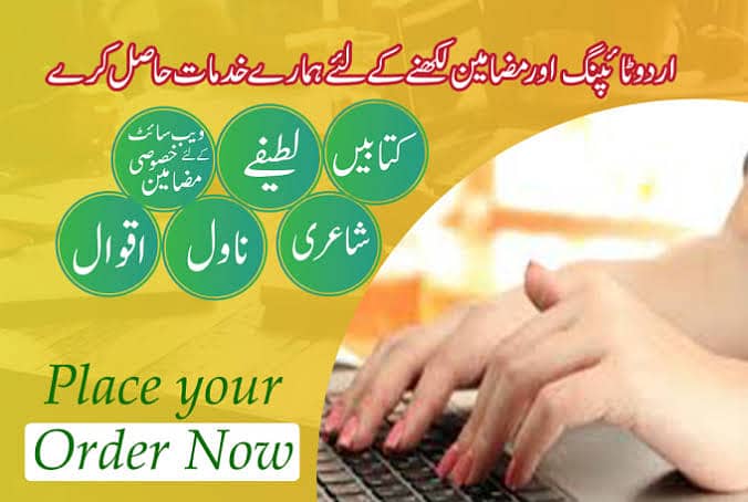 Perfessional  Urdu english typing composing is availible 1