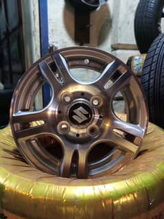 JAPANIES ALLOY RIMS FOR SUZUKI ALTO VXR , HIJET, EVERY AND CLIPPER 0