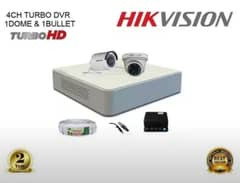 CCTV package 2 Camera 2mp dahua 1080p HD 4 channel dvr online security