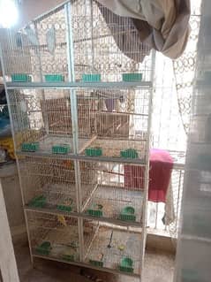 8 Portion Cage + Love Birds & Cocatail Ino + Seed Cleaner Machine
