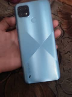 REALME C21, 3/32, blue ,colour, one year old ,with box and charger.