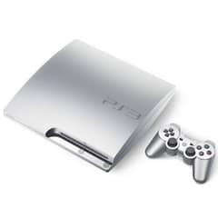 Playstation 3 with controller silver colour used non_refundable