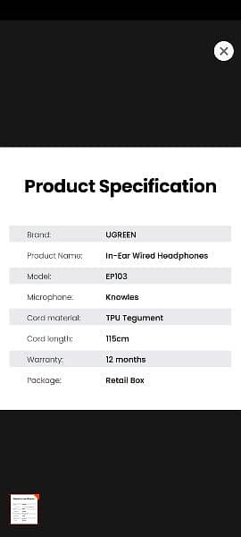 type c high quality handsfree ugreen 4