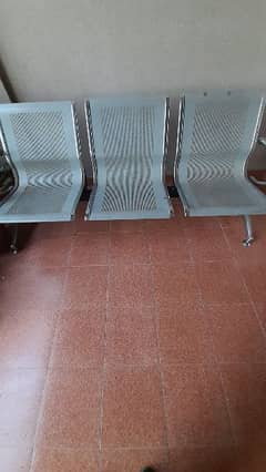 steel bench for waiting area