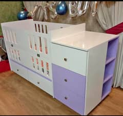 Kid's Cot / Baby Cot / Bunk Bed / Cupboard/ Wardrobe/ Almari/ furnitur