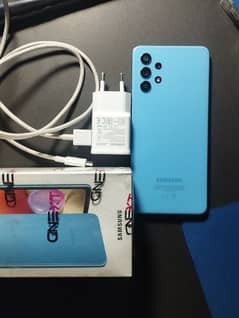 Samsung A32  ( pta approved) ( 6/ 128), with original box and charger.